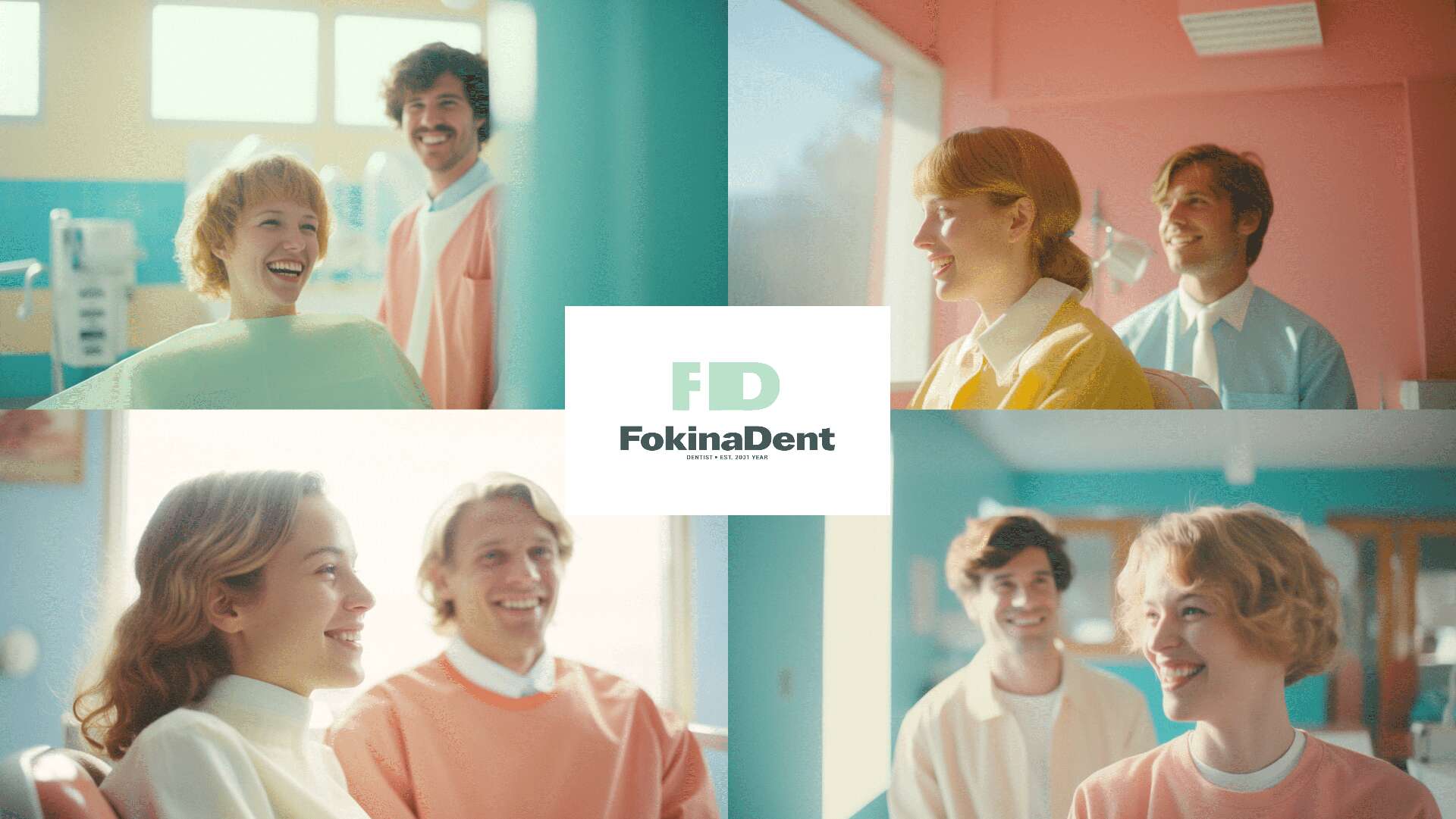 FokinaDent — логотип, персонаж, корпоративні відео-поздоровлення, шаблони для Iнстаграм та міні-брендбук — Бюро Ідей Slav.ua