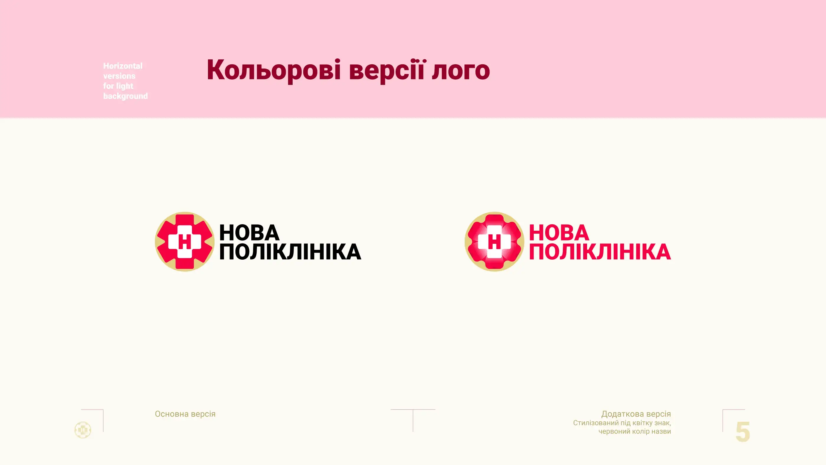 Дизайн лого «Нової поліклініки»