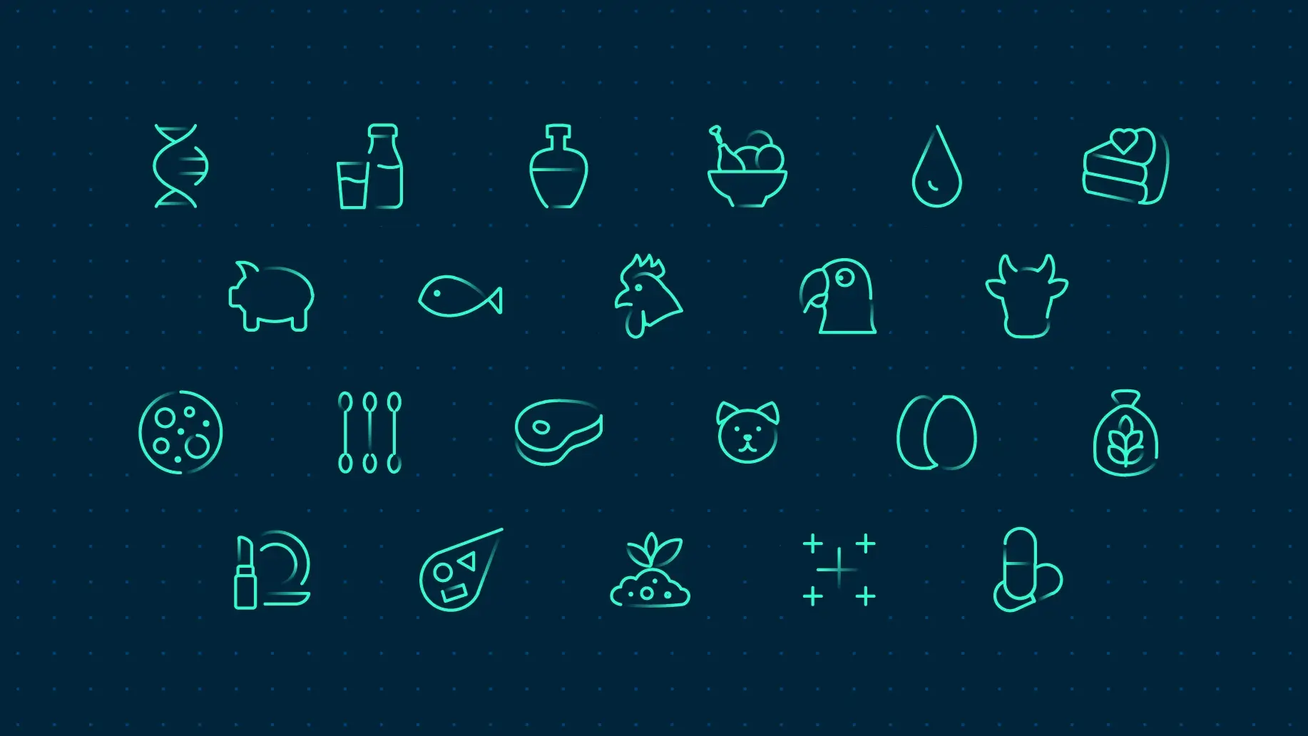 Icons for laboratory «Biolights®»